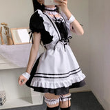 Party Sannian Women Dress Summer Red Wine Sweetheart Maid Outfit Lolita Cute Maid Outfit Cosplay Game Costume Women