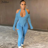 Sexy Halter Irregular Croped Stacked Crop Top Women Casual Patchwork Mesh Street Tshirt Fall Backless Zipper Club