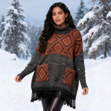 Knitted Dress Hollow Stripe V-Neck Sleeveless Temperament Elegant Summer
