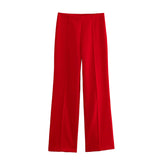 Belt Dress Collar Suit Jacket 2310187 Slim Straight Tube High Waist Trousers 2216118 Suit-Outfit