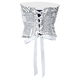 Women Off Shoulder Crop Tops Summer Clothes Slim Vest Newspaper Letter Wrap Chest Breathable Tees Sexy Club y2k Streetwear-Outfit