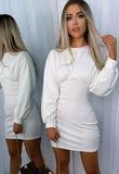 Casual Puff Sleeve Mini