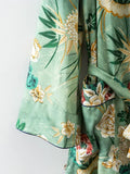 Women's Long-Sleeved Print Maid's Coat And Top