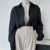 style ladies shirts New chic deep v-neck Women's Blouses Spring Autumn Long Sleeve Shirts Tops Blusas