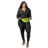 Size Clothing XL-5XL two Piece Set Women tracksuit Sweatshirt Sweatpants joggers Winter Outfit Wholesale Dropshipping