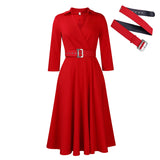 Women's Spring New Fashion Clip Solid Color High Waist Elegant Grand Size