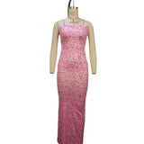Toloer Spring / Summer Ins Wind Women's New Sexy Slim Back Strap Floral Dress Woman-Outfit