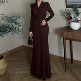 New Women's Temperament Elegant Irregular Thin Splicing