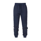 Fashion Brand Men Solid Color Sweatpants Men's Simple Slim Wild Trousers Spring New Drawstring Casual Pants