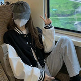 Tops Jackets for Women Streetwear Casual Y2k Clothes V-neck Long Sleeve Korean Coat Fashion Outwear 2023 Ropa Mujer