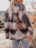 Fashion Print Chest Pocket