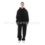 Autumn And Winter New Sweater Suit Sports Leisure LOGO Printed Hooded Sweater Leisure Suit-Outfit