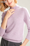 Casual Knitted Sweater Fashion Women Turtleneck Pullover Long Sleeve Jumper Full Femme Winter Clothing Tops Elegant