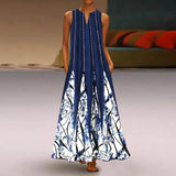 Floral Print Boho Casual Long Dress Summer Clothes For Women V-neck Sexy Off Shoulder Ladies Dresses Plus Size Maxi