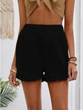 New Women's Shorts Burst Casual High-Waisted Cotton Straight