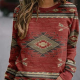 Comfortable Long Sleeve Crew Neck