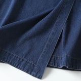 New Medium-And Long-Style Gauze Cage Skirt Denim Skirt-Outfit