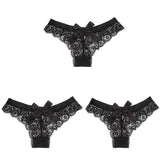 lace ultra-thin see-through women's V