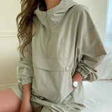 Summer Tracksuit Women's Suit 2 Pieces Set Hooded Long Sleeve Hoodies And Shorts Female