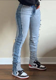 Fashion Contrast Stripe Slim
