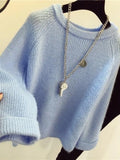 VAREY LIN New Autumn Winter Pullovers O Neck Sweater Korean Style Long Sleeve Knitted Solid Ladies Casual