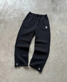 New Popular S Embroidery Printing Series For Young Couples Casual Broad-Legged