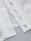 Square Neck Embroidery Cutout Cami Top-Outfit