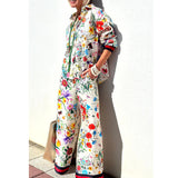 Women's New Printed Set Casual Trouser Shirt Fashion Top