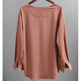Spring Blusas Loose Women Tops and Blouses Solid Chiffon Blouse Women Long Sleeve Button Women Shirt Office Lady
