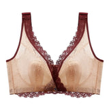 Ultra Thin Bra Plus Size Underwear Women Sexy Lingerie Full Lace Bralette Wireless Bras C D E