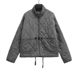 New Collar Long Sleeves Loose Pocket Cotton Coat Casual