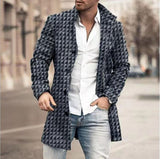 Printed Men's Coat 2025 New Wish Coat Station Wind