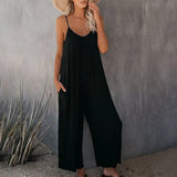 Summer Female Jumpsuit Body Overalls For Women Sleeveless Tie-dye Beach Boho Casual Jumpsuit Homewear Beach