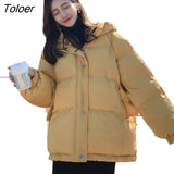 Winter Puffer Jackets For Women Female Korean Loose Long Sleeve Coats Woman Parkas Fashion Warm Coats And Jackets