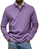 New Men's Casual Long-Sleeved Button-Down