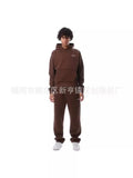 Autumn And Winter New Sweater Suit Sports Leisure LOGO Printed Hooded Sweater Leisure Suit-Outfit