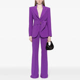 New Star Temperament Irregular Belt Suit Jacket Trousers Suit Suit Suit Suit Suit Suit Suit