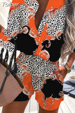 Print Long Sleeve Shirts and Short Pants Set Women Spring Summer New Single Breasted Blouse Pocket Shorts 2 PC