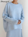 Winter Sweater Oversize Women CHIC Autumn Thick Pullover Oversized Casual Loose Knitted Jumper Women's Oversize