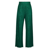 Women Sequins Wide Leg Pants Autumn Clothes Chic and Elegant Elastic High Waist Pants Female Clothing y2k Streetwear-Outfit