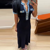 New Women's Fashion Denim Single-Dlong Stitched