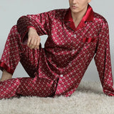 Winter Pajamas Thicken Warm Soft Flannel Pajamas Man Long-sleeved Sleepwear Couple Homme Nightwear
