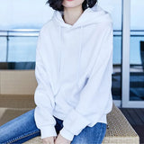 New Plus velvet Basic Hoodies For Women Leisure Female winter Solid Colour Casual SweatshirtHip Pop