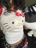 Cartoon Print Slim Cami Top-Outfit