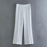 Belt Dress Collar Suit Jacket 2310187 Slim Straight Tube High Waist Trousers 2216118 Suit-Outfit
