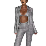 Women's Super-Flash Suit Three-Piece Sexy Bikini