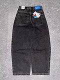 Y2K Polar Boy Jeans Hip-Hop Cartoon Pattern Loose Harajuku High Waist Wide Pants-Outfit