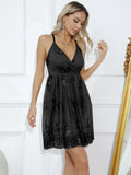 Station Popular Style Sexy Sequins French Halter Dress Sweet And Spicy Bare-Back Dress Party Dress Dress-Outfit