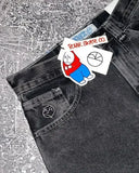 Y2K Polar Boy Jeans Hip-Hop Cartoon Pattern Loose Harajuku High Waist Wide Pants-Outfit