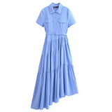 New Series With Belt Shirt Dress